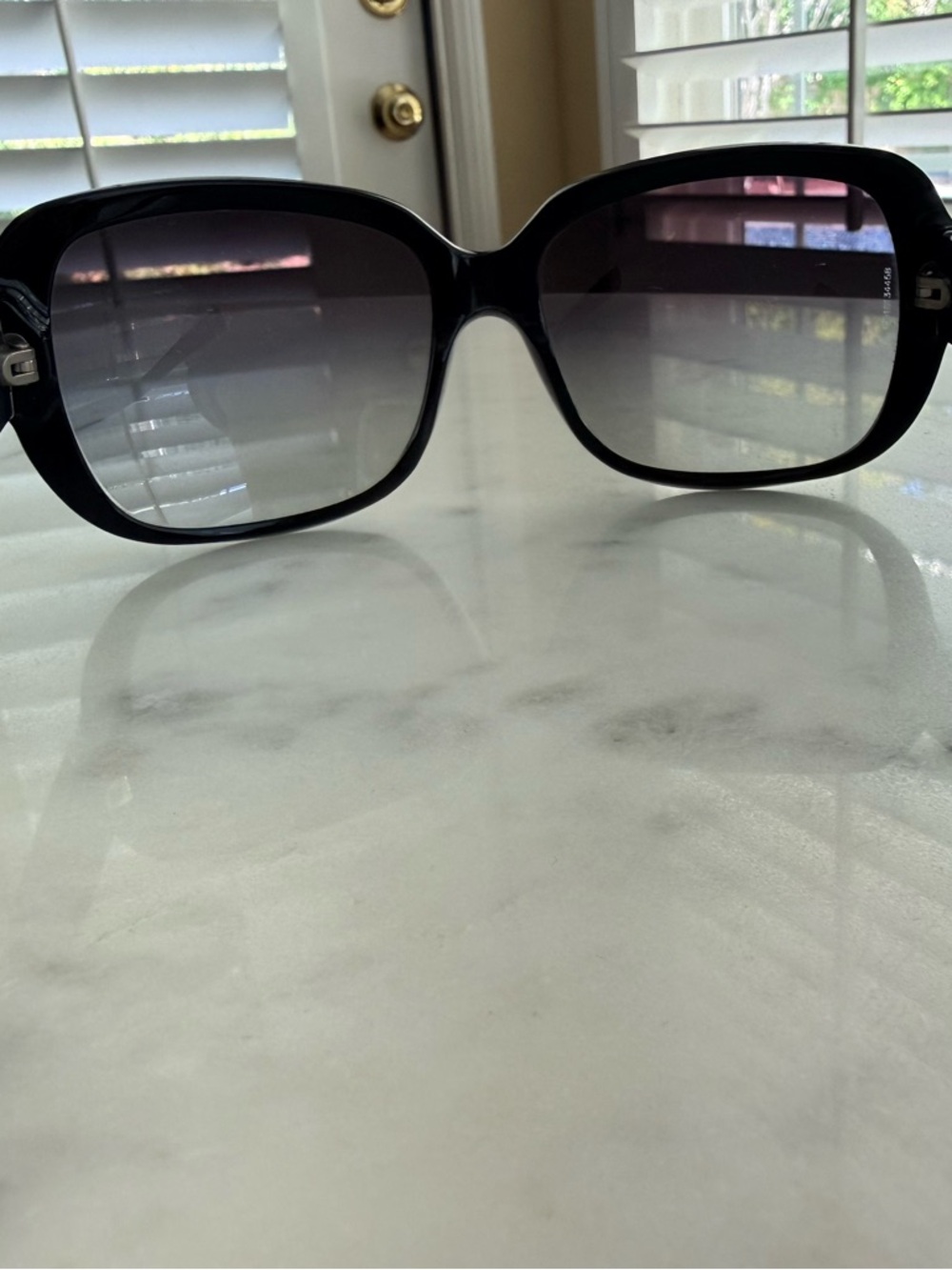 Dolce & Gabbana Black Oversized Gradient Lens Sunglasses - Picture 7 of 16